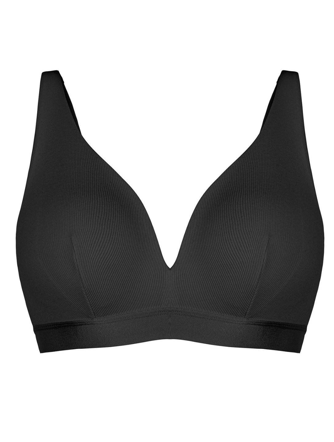 Deep V Ribbed Bralette – Leicht, feminin & mega bequem