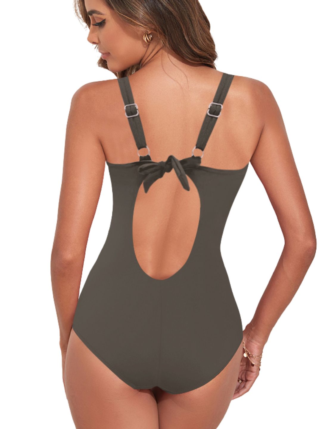 Sculpt Wrap Low Back One Piece – Elegant, formend & bequem