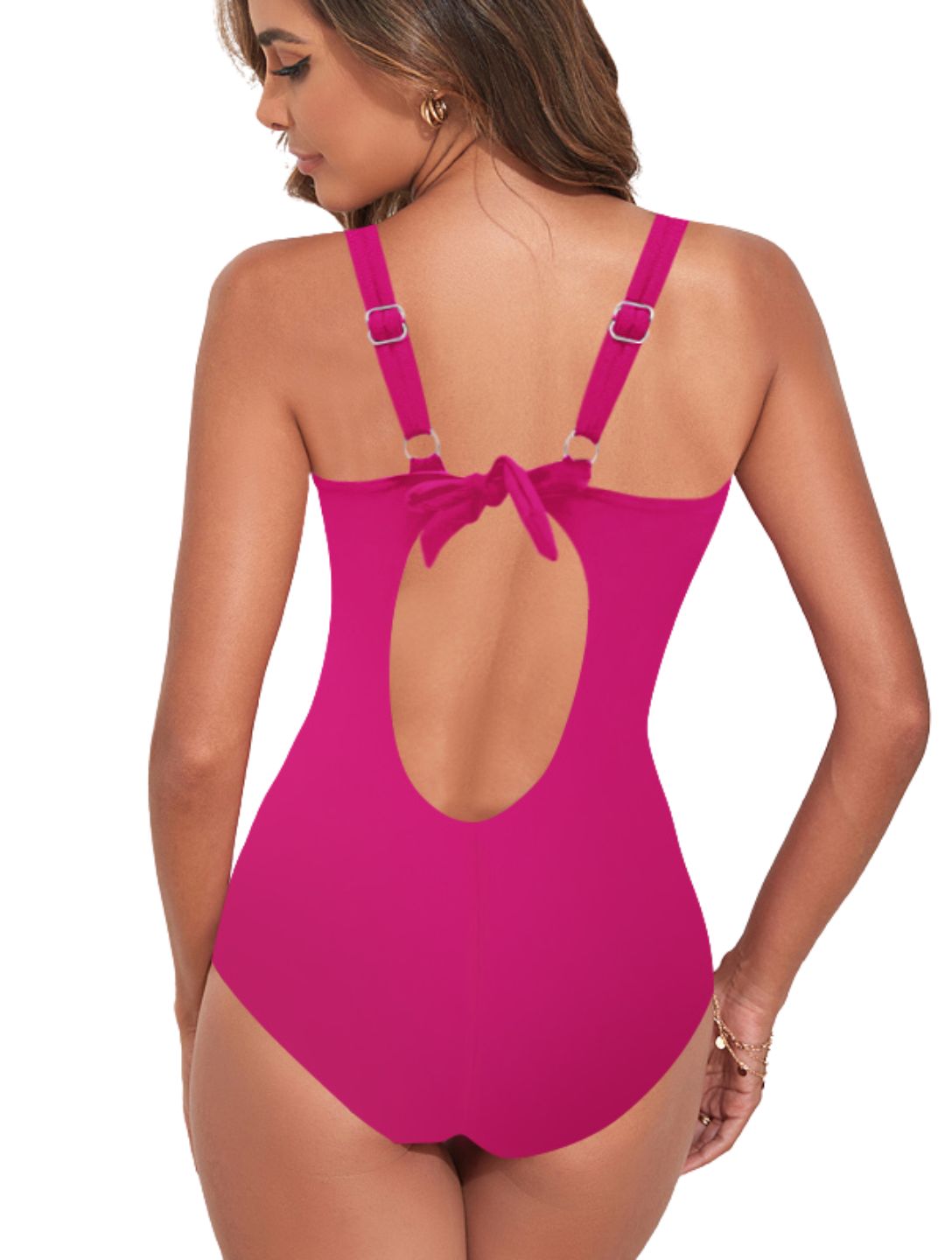 Sculpt Wrap Low Back One Piece – Elegant, formend & bequem