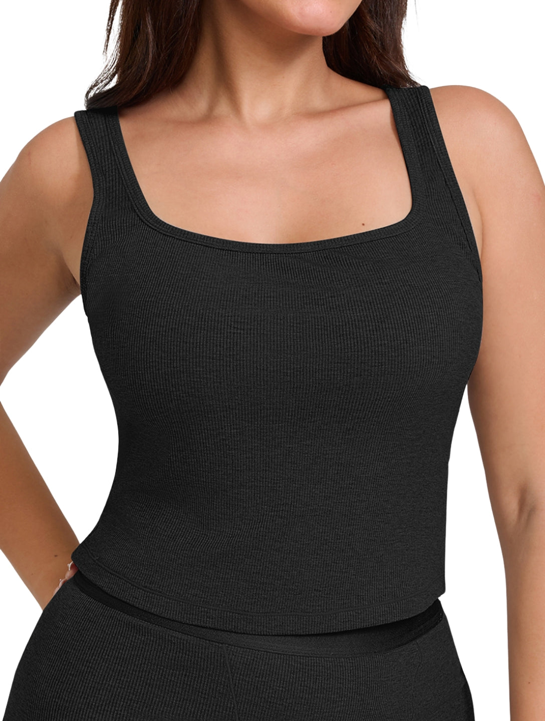 Square Neck Ribbed Tank – Schlicht, elegant & immer bequem