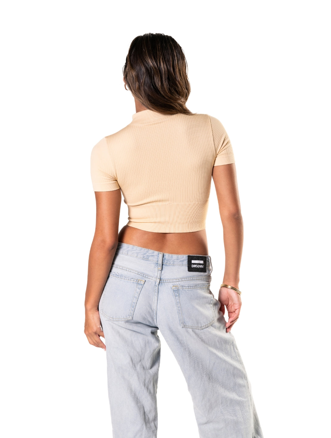 Ribbed Zip Crop Top – Sportlich, formend & mega bequem