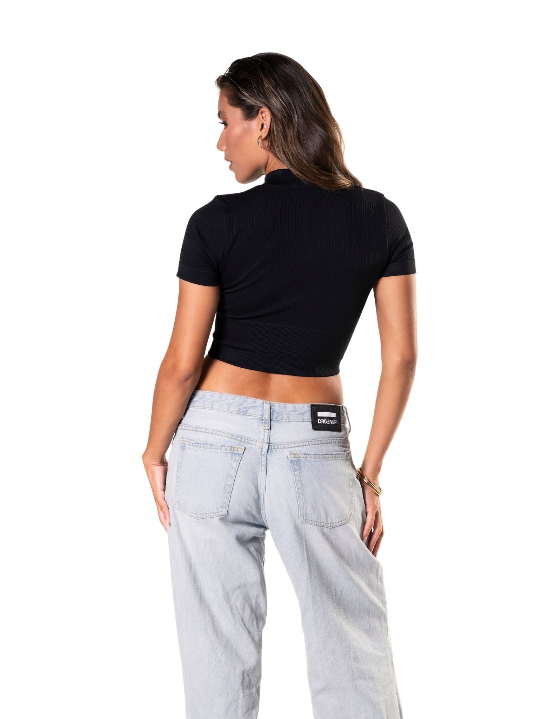 Ribbed Zip Crop Top – Sportlich, formend & mega bequem