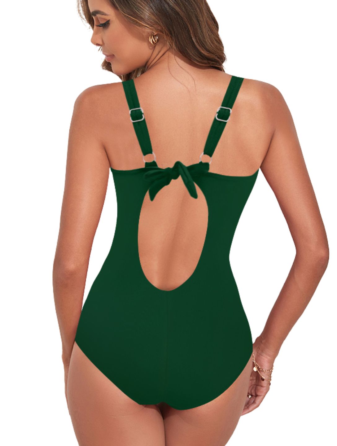 Sculpt Wrap Low Back One Piece – Elegant, formend & bequem