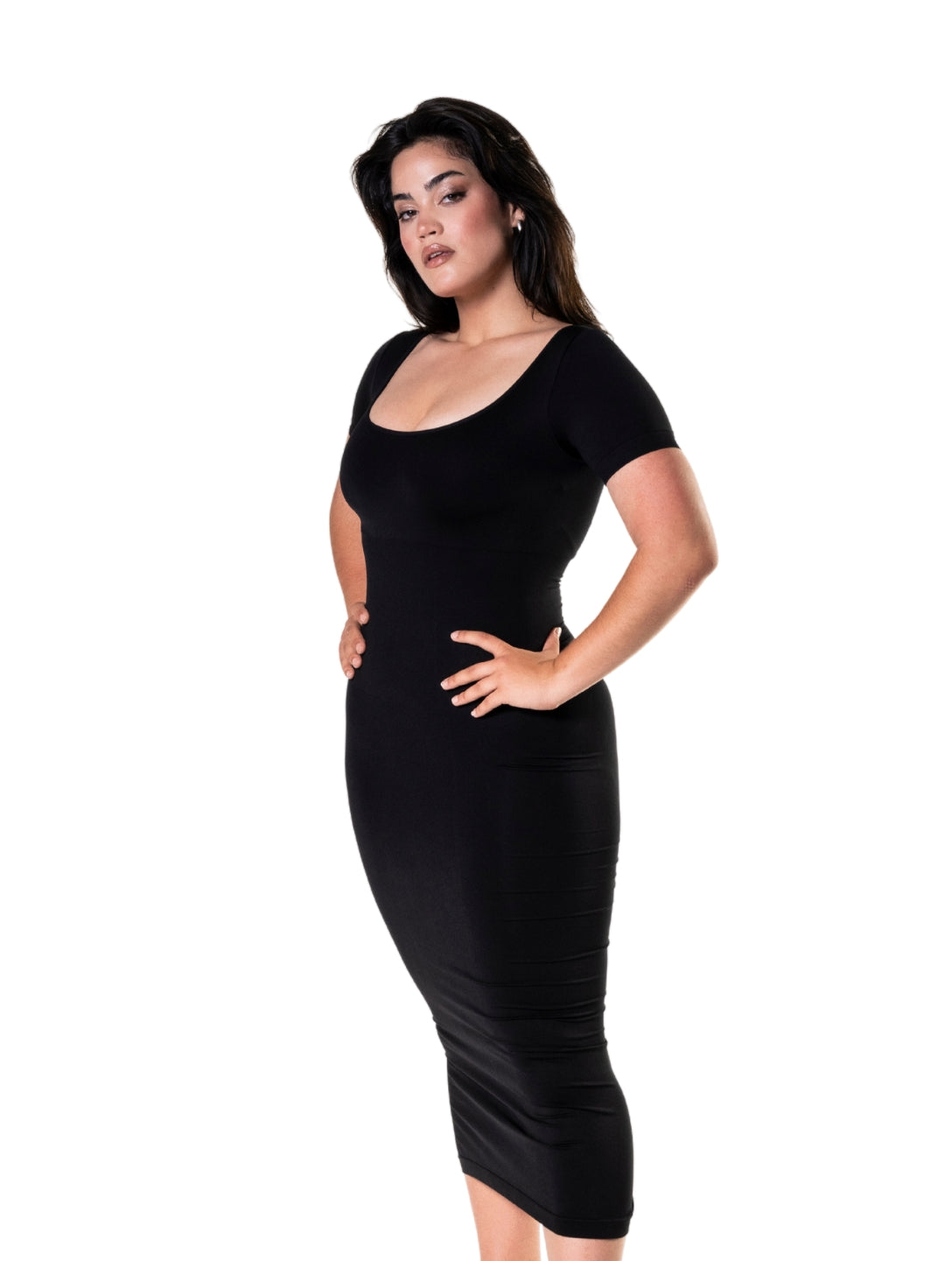 Bodycon Midi Dress – Formt, bequem & elegant im Alltag