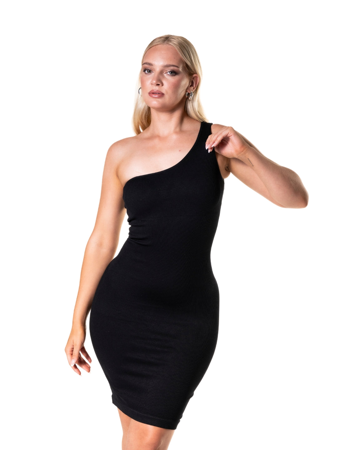 One Shoulder Mini Dress – Modern, formend & elegant